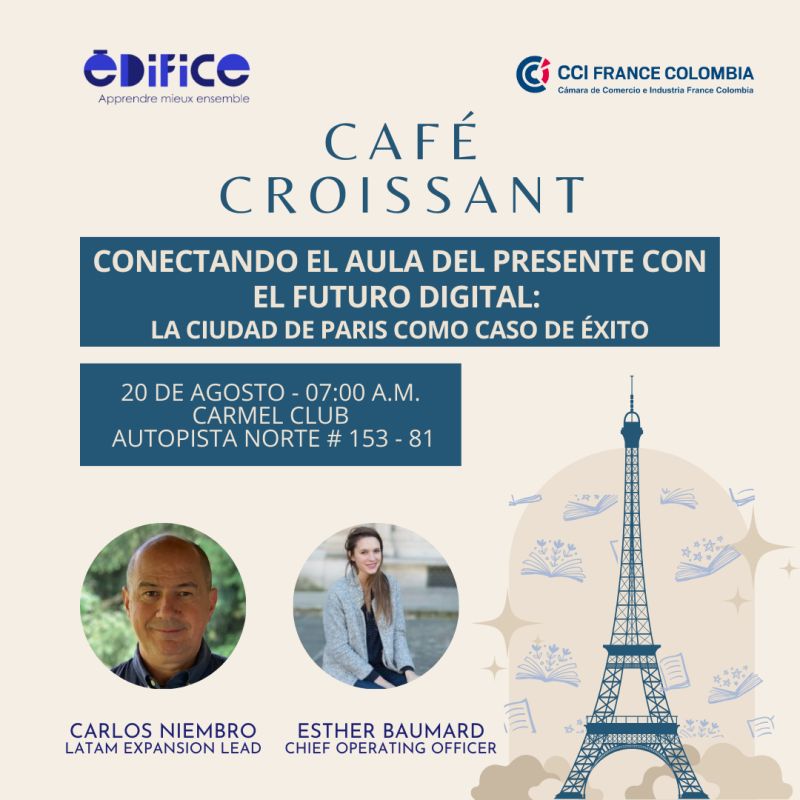 Édifice au Café Croissant CCI France Colombia. 