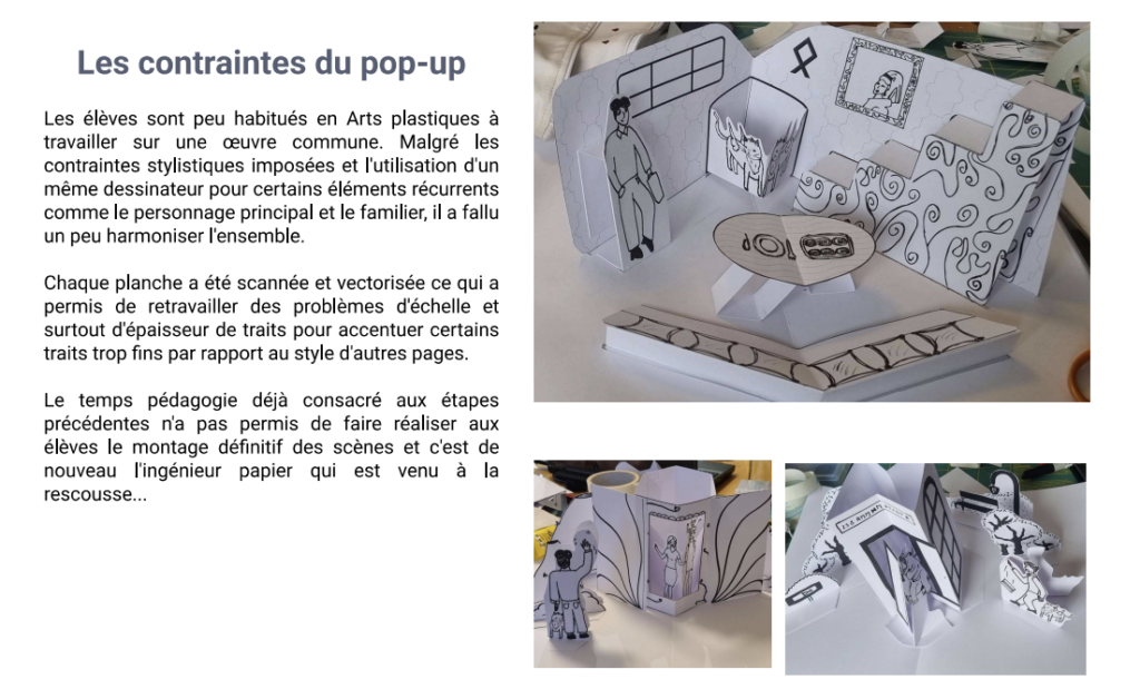 Les projets des lycéens sur le forum des Espaces d'Innovation Partagés des Hauts-de-France. 