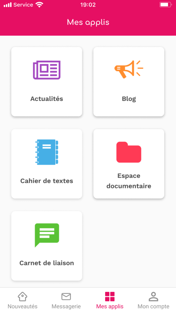 application Paris Classe Numérique