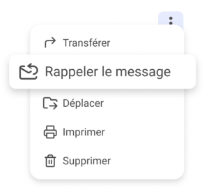 Rappeler sur message sur la messagerie des ENT ONE et NEO d'Édifice. 