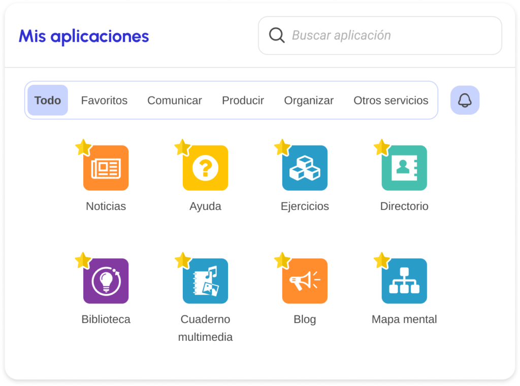 Mis Aplicaciones, favoritos -  Édifice 